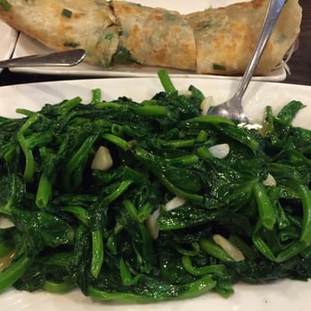 Dumpling Cafe - Stir fried pea pod stem with garlic - Taiwanese Near Me - Boston, Massachusetts Dumpling Cafe - Stir fried pea pod stem with garlic - Taiwanese Near Me - Boston, Massachusetts