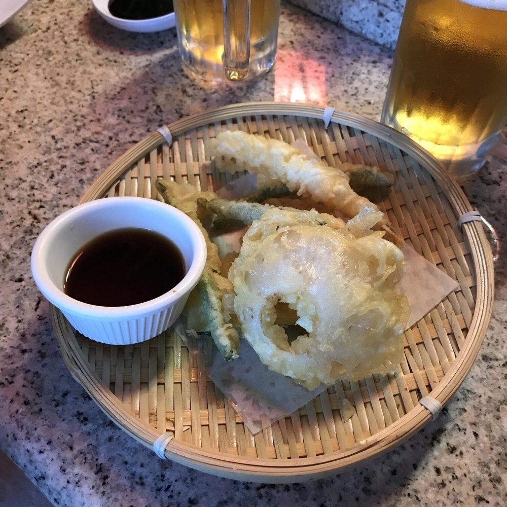Sanyo Sushi - Tempura is included in the happy hour menu. It's delicious! - Sushi Bars Near Me - Glendora, California Sanyo Sushi - Tempura is included in the happy hour menu. It's delicious! - Sushi Bars Near Me - Glendora, California