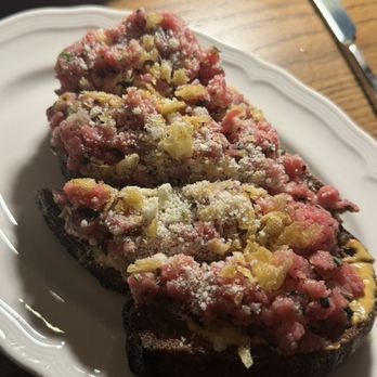 Ospi Costa Mesa - Beef tartare. Not authentic tartare. Lacked flavor, lacked salt. The cheese on top was overbearing and tasted fake. - Pizza Near Me - Costa Mesa, California Ospi Costa Mesa - Beef tartare. Not authentic tartare. Lacked flavor, lacked salt. The cheese on top was overbearing and tasted fake. - Pizza Near Me - Costa Mesa, California