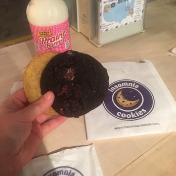 Insomnia Cookies - Snickerdoodle and double chocolate chunk with milk! Yum! - Desserts Near Me - Indianapolis, Indiana Insomnia Cookies - Snickerdoodle and double chocolate chunk with milk! Yum! - Desserts Near Me - Indianapolis, Indiana