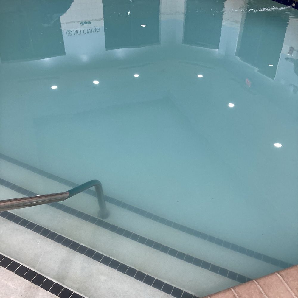 We chose to go to this hotel for the indoor pool but it was disappointing. It was dirty (we scooped some bugs from it too) We chose to go to this hotel for the indoor pool but it was disappointing. It was dirty (we scooped some bugs from it too)