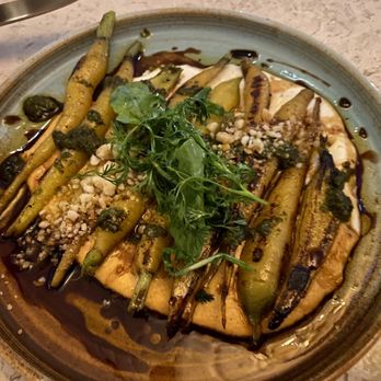 Luna Rooftop - Roasted carrots with a hummus sauce and taziki sauce I believe very tasty - Cocktail Bars Near Me - San Miguel de Allende, GUA