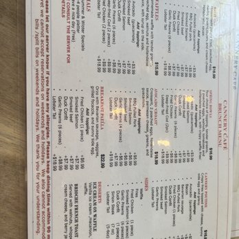 Cannery Cafe - Menu - Canadian (New) Near Me - Richmond, British Columbia Cannery Cafe - Menu - Canadian (New) Near Me - Richmond, British Columbia