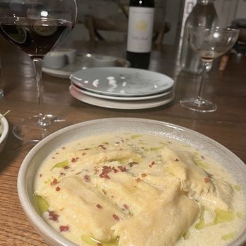 Barn8 on Hermitage Farm - Stuffed agnolotti - New American Near Me - Goshen, Kentucky Barn8 on Hermitage Farm - Stuffed agnolotti - New American Near Me - Goshen, Kentucky