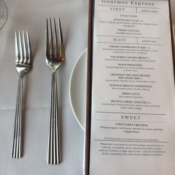Napa Valley Wine Train - Menu - New American Near Me - Napa, California