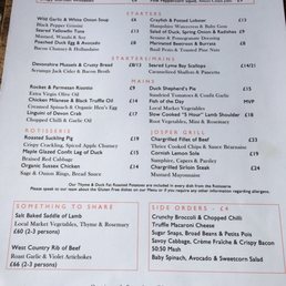 Dinner Menu