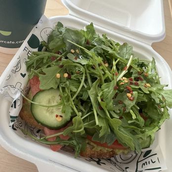 Jozour Cafe - Half avocado toast - Coffee & Tea Near Me - Braintree, Massachusetts