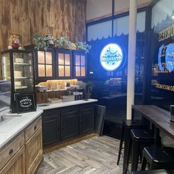Beverage area and seating