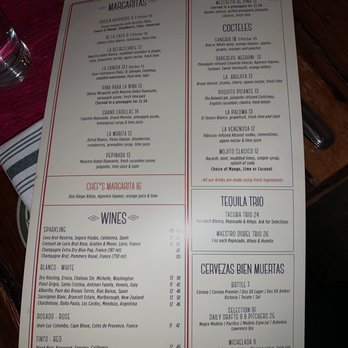 Tacuba Hell's Kitchen - Menu - Mexican Near Me - New York, New York