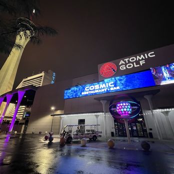 Atomic Golf - front entrance - Sports Bars Near Me - Las Vegas, Nevada