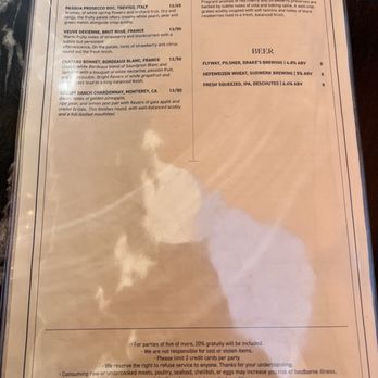 Sweet Maple  - Wine and beer menu 4/12/25 - New American Near Me - Walnut Creek, California