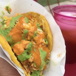 Round Pocket Arepas - Chicken, avocado, cheese arepa