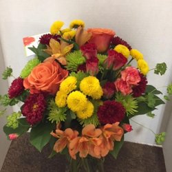 Floral Array - Citrus and Roses Vase