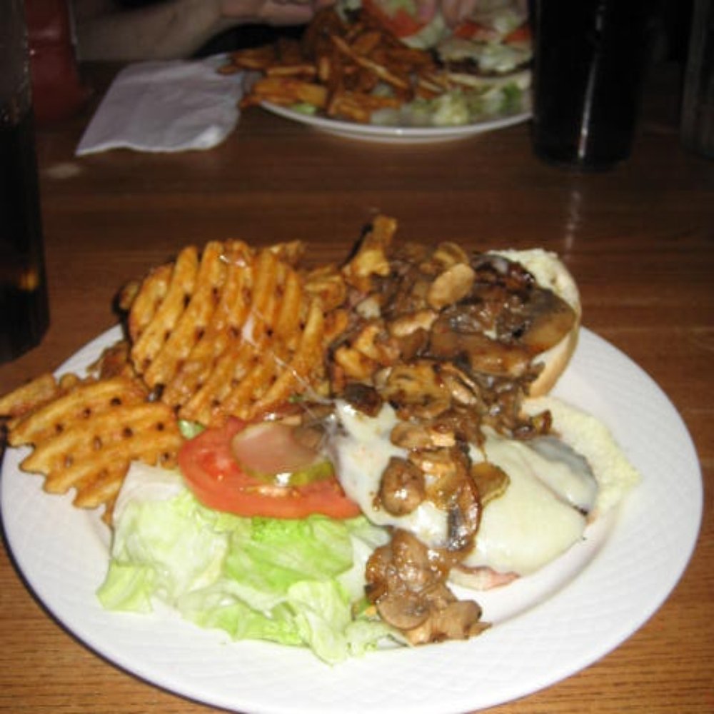 Charlie's Kitchen - My swiss and mushroom hamburger. Mmmmm - Burgers Near Me - Cambridge, Massachusetts Charlie's Kitchen - My swiss and mushroom hamburger. Mmmmm - Burgers Near Me - Cambridge, Massachusetts