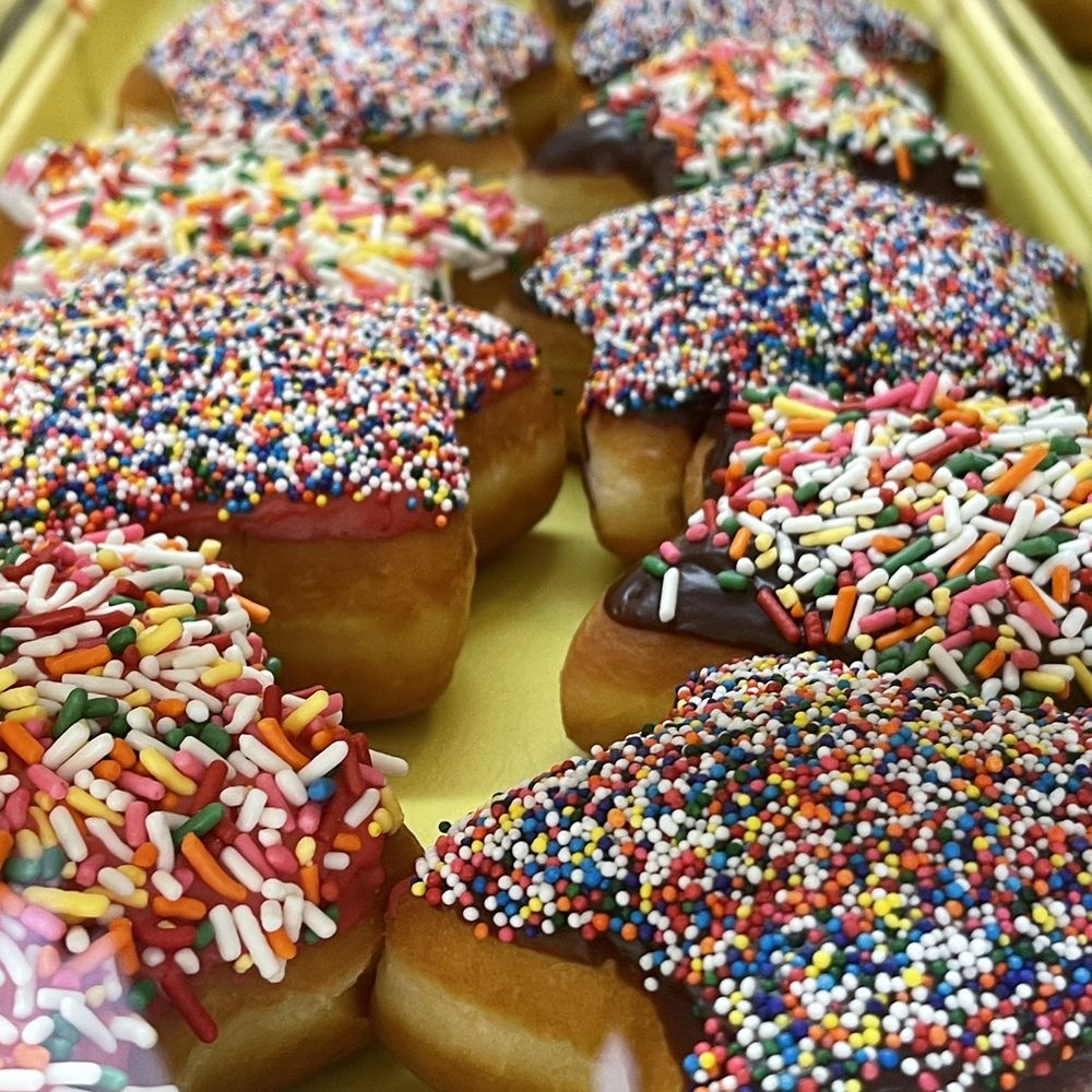 Golden Donuts - a variety of sprinkled donuts - Donuts Near Me - Azle, Texas Golden Donuts - a variety of sprinkled donuts - Donuts Near Me - Azle, Texas