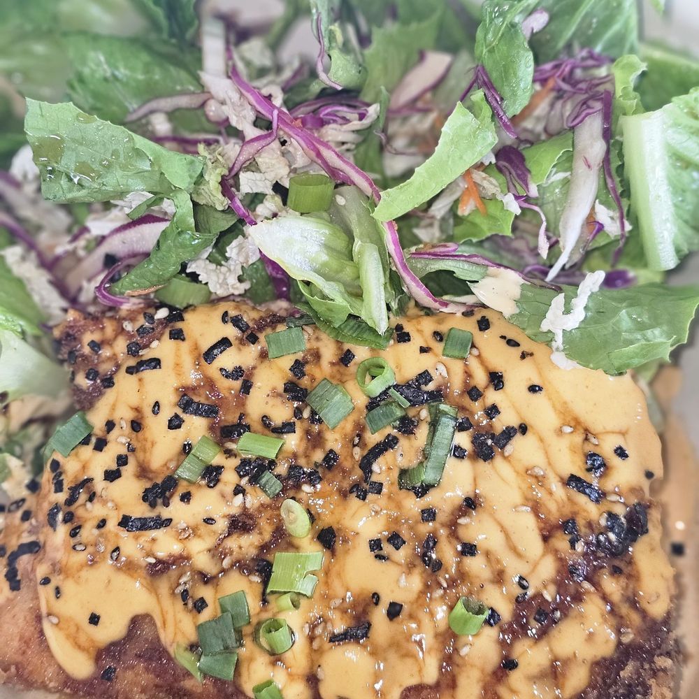 Kilo's Kitchen - OH MY GOSH! The Salmon Katsu is SO delicious!!! - Food Trucks Near Me - Hana, Hawaii