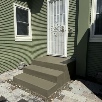Advanced Pavers & Landscape - Concrete stairs came out perfect. - Masonry/Concrete Near Me - Sacramento , California