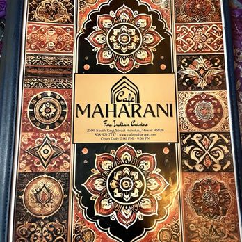Cafe Maharani - Indian Near Me - Honolulu, Hawaii
