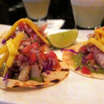 Destino - fish taco -jerked red snapper, brazilian mango, serrano-tomatilo salsa - $8 - Caterers Near Me - San Francisco, California