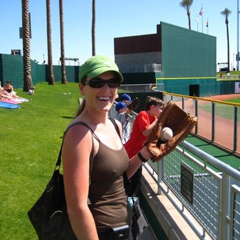Goodyear Ballpark - You too can catch a home run batting practice ball - Stadiums & Arenas Near Me - Goodyear, Arizona
