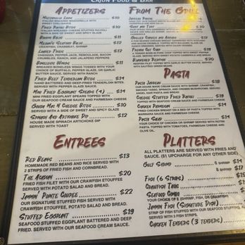 Jarreau’s Restaurant - Menu - Salad Near Me - New Roads, Louisiana Jarreau’s Restaurant - Menu - Salad Near Me - New Roads, Louisiana
