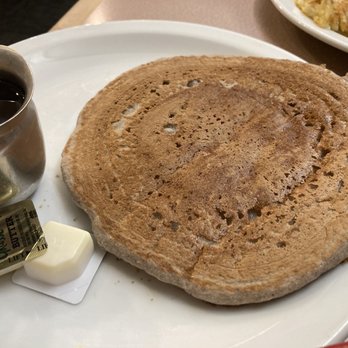 Pantry Restaurant - The Blue Corn Cinnamon Pancake - Breakfast & Brunch Near Me - Santa Fe, New Mexico