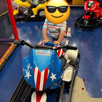 Kids Empire Fairfield - Another pic of the cars underneath the park - Indoor Playcenter Near Me - Fairfield, New Jersey