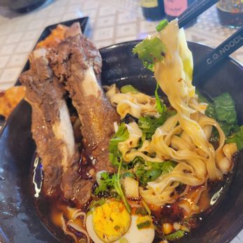 CQ Noodles - Beef Rib Knife Cut Noodle - Chinese Near Me - San Francisco, California