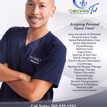 ChiropracTed - Everything from personal injury: motor vehicle collisions, slips and falls to assaults, ChiropracTED IS HERE TO TAKE CARE OF YOU! - Chiropractors Near Me - Las Vegas, Nevada