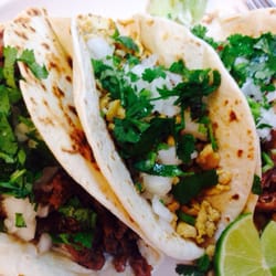 More Taco's fresh meat and cilantro