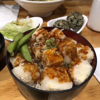 Kamamarui Ramen & Don - Agedashi Tofu Don ($8.50) - Sushi Bars Near Me - Burnaby, British Columbia Kamamarui Ramen & Don - Agedashi Tofu Don ($8.50) - Sushi Bars Near Me - Burnaby, British Columbia