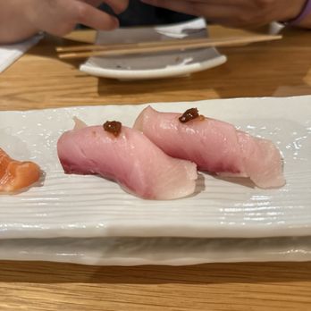 Show Izakaya - albacore nigiri - Japanese Near Me - Davis, California