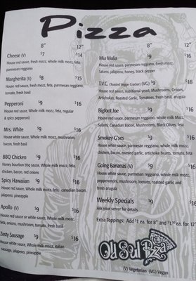 Menu photo 7 Old Soul Pizza Roseburg, OR Menu photo 7 Old Soul Pizza Roseburg, OR
