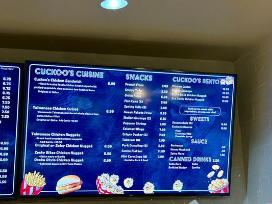 Menu photo 3 Cuckoos Cafe Duluth, GA