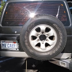 AutoZone - The Manager at this Site James saved me a trip to the Dealer by helping me choose/install the spare tire.+Customer service