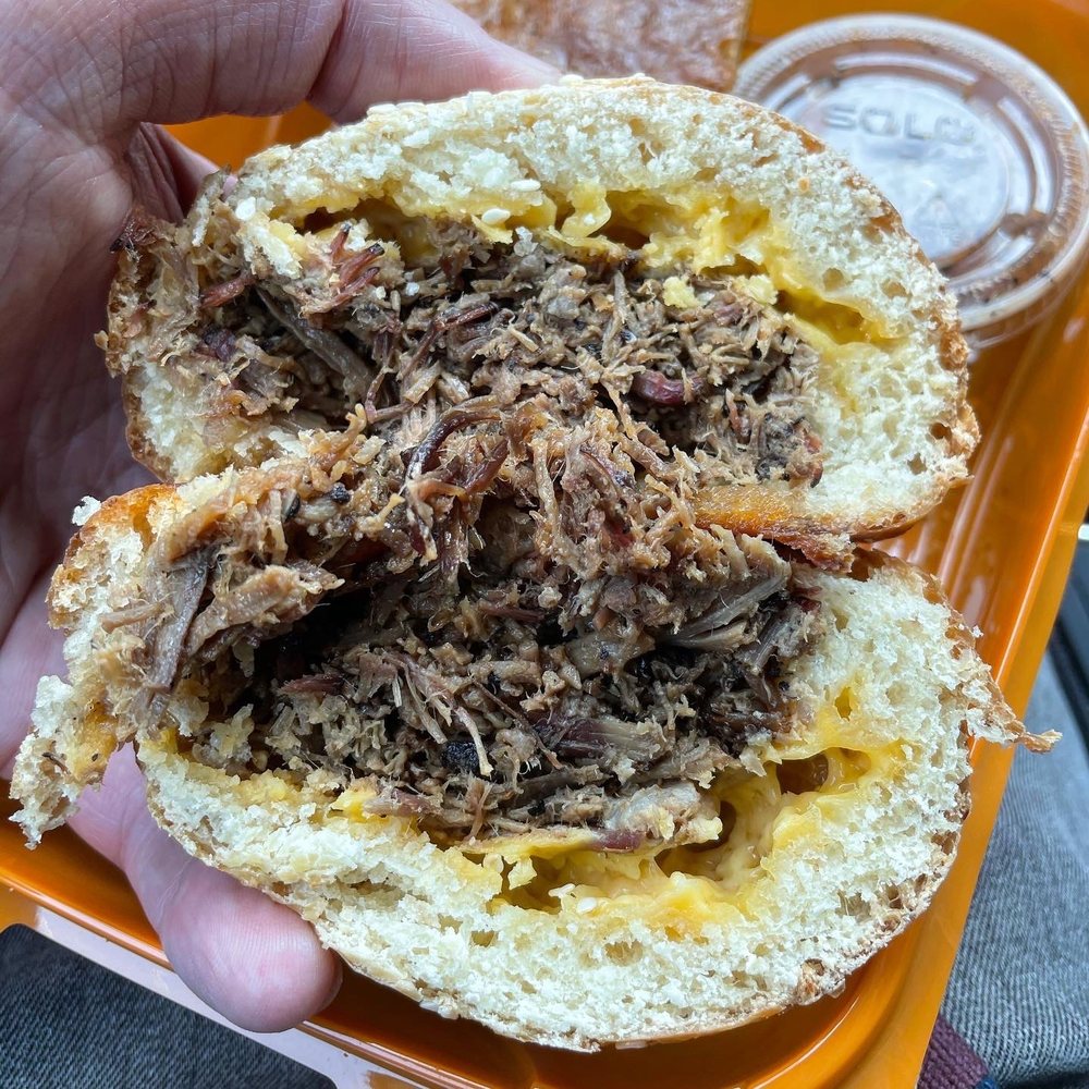 Beef and cheese kolache...photo by @phil_eatsfood Beef and cheese kolache...photo by @phil_eatsfood