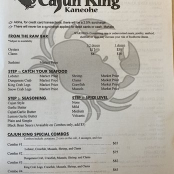Cajun King Kaneohe - Cajun/Creole Near Me - Kaneohe, Hawaii