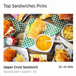 Upper Crust - Find us on UberEATS!