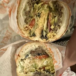 Turkey beef hot sandwich