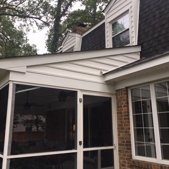 Accurate Siding And Windows - New fascia wrap,drip edge, siding install, kick-out, J-channel, and rake trim. - Windows Installation Near Me - Virginia Beach, Virginia