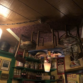 May Kelly's - Yes, that is a table on the ceiling inside the front entrance - Pubs Near Me - North Conway, New Hampshire May Kelly's - Yes, that is a table on the ceiling inside the front entrance - Pubs Near Me - North Conway, New Hampshire