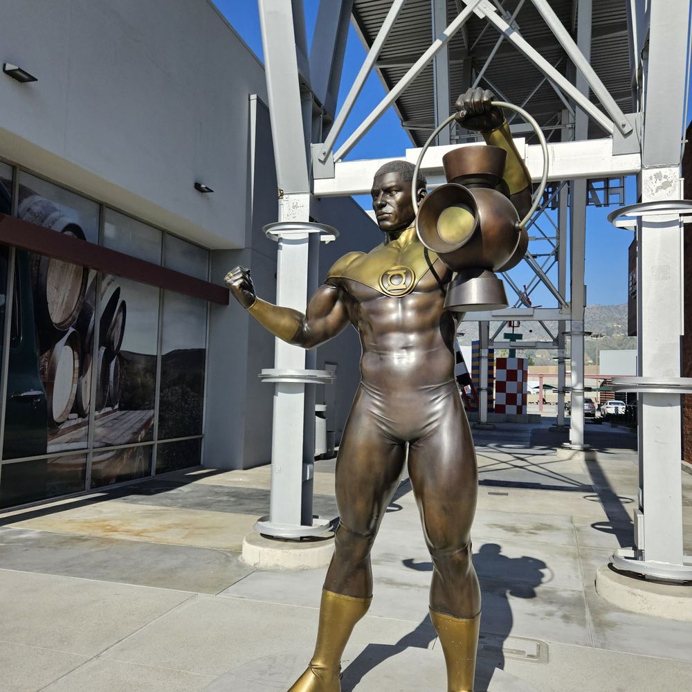 Green Lantern Statue - Green Lantern - Local Flavor Near Me - Burbank, California Green Lantern Statue - Green Lantern - Local Flavor Near Me - Burbank, California