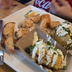 Fuego - Shrimp and mexican corn