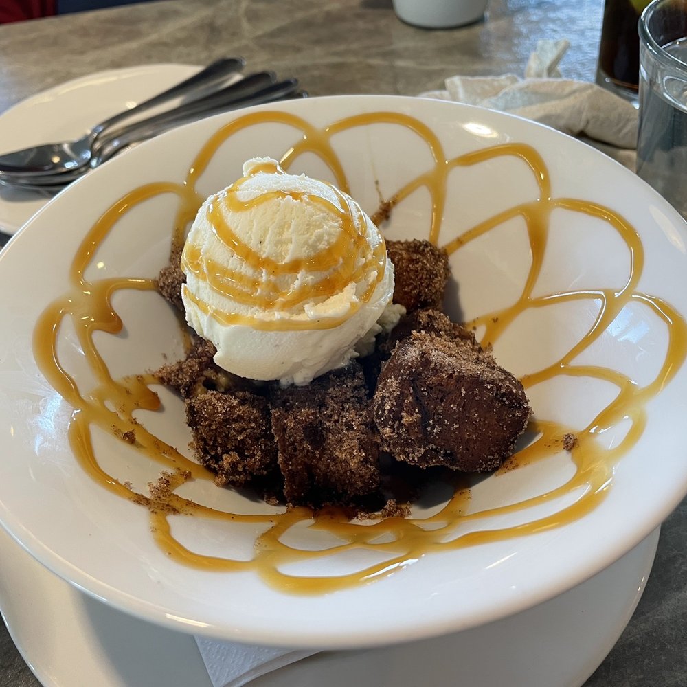 Quay West - Vanilla bread pudding - Seafood Near Me - Campbell River, British Columbia Quay West - Vanilla bread pudding - Seafood Near Me - Campbell River, British Columbia