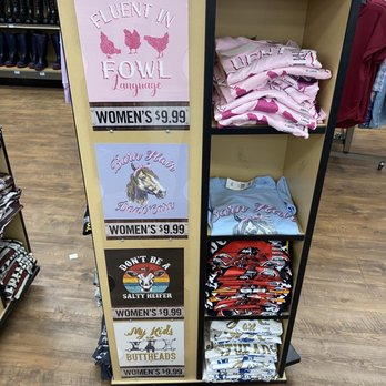 Tractor Supply - women's T-shirts from 7/10/21 - Livestock Feed & Supply Near Me - Moorpark, California