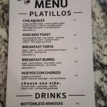 Kalaveras - Brunch menu - Mexican Near Me - Rancho Cucamonga, California