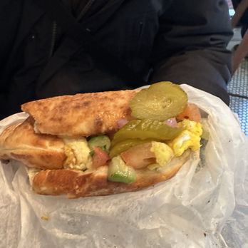 Claire's Kitchen Cafe - Upper East Side - Egg in a Pita - Coffee & Tea Near Me - New York, New York