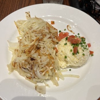 Miss Shirley's Cafe, Inner Harbor - Stone Ground Grits with Diced Bacon Shredded Potato & Onion Hash Browns - Breakfast & Brunch Near Me - Baltimore, Maryland Miss Shirley's Cafe, Inner Harbor - Stone Ground Grits with Diced Bacon Shredded Potato & Onion Hash Browns - Breakfast & Brunch Near Me - Baltimore, Maryland