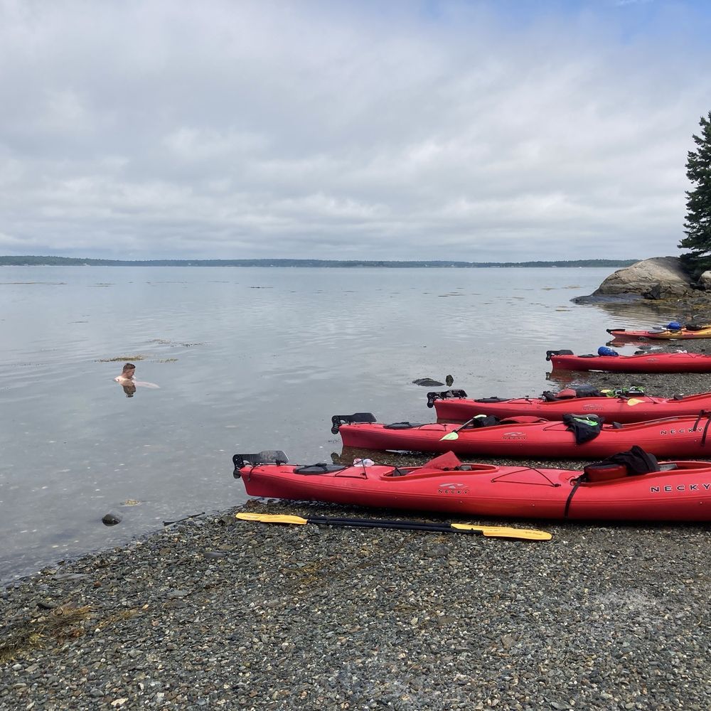 Maine State Sea Kayak - Break spot 2/3rds along our route. - Rafting/Kayaking Near Me - Bar Harbor, Maine