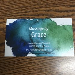 Amazing Grace Massage - My Business Card